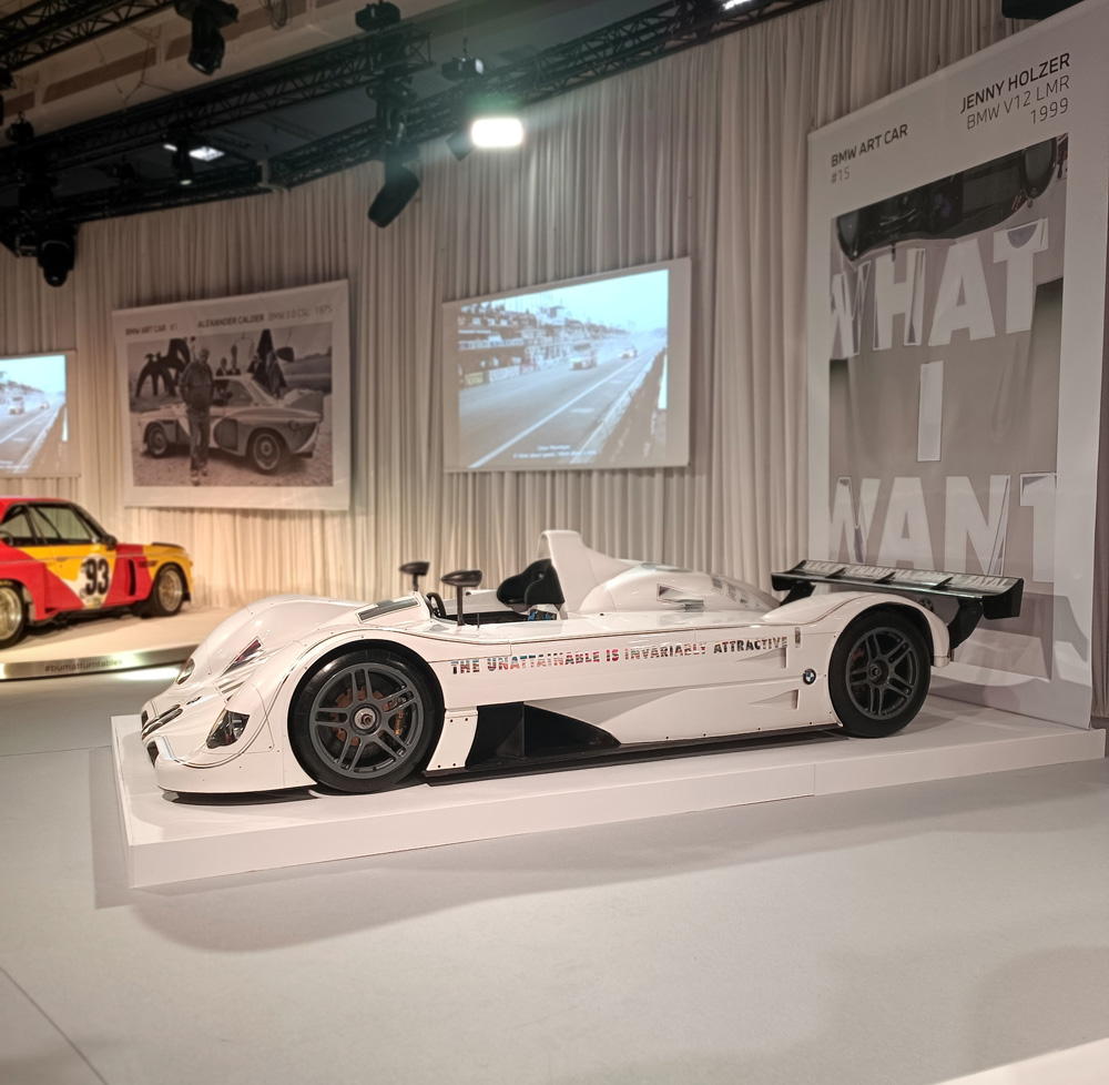 bmw art car jenny holzer