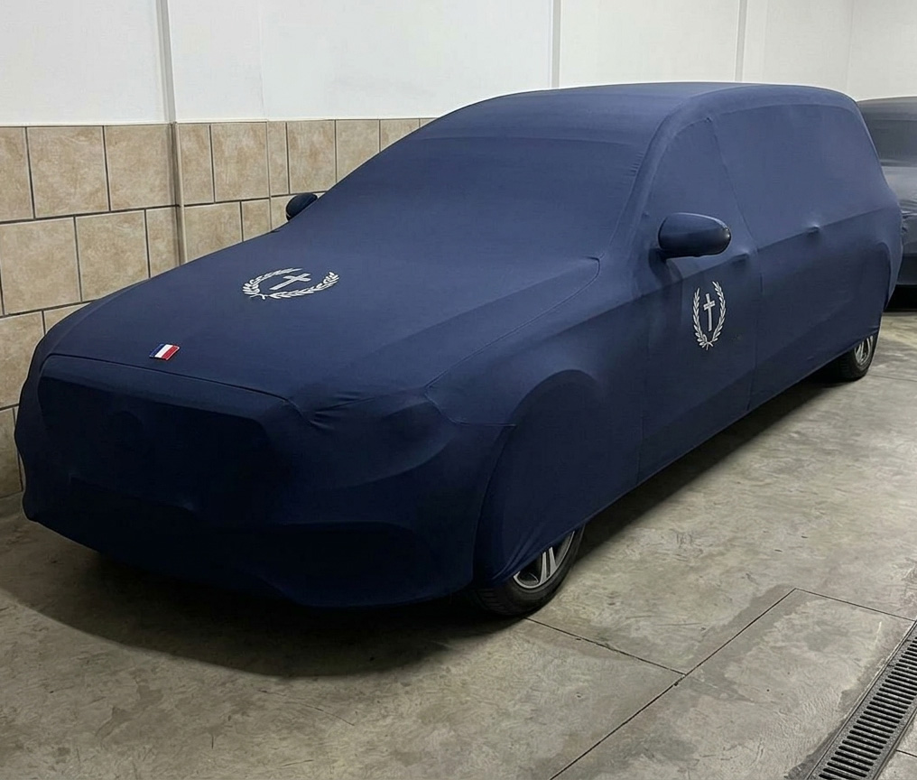 housse sur mesure corbillard