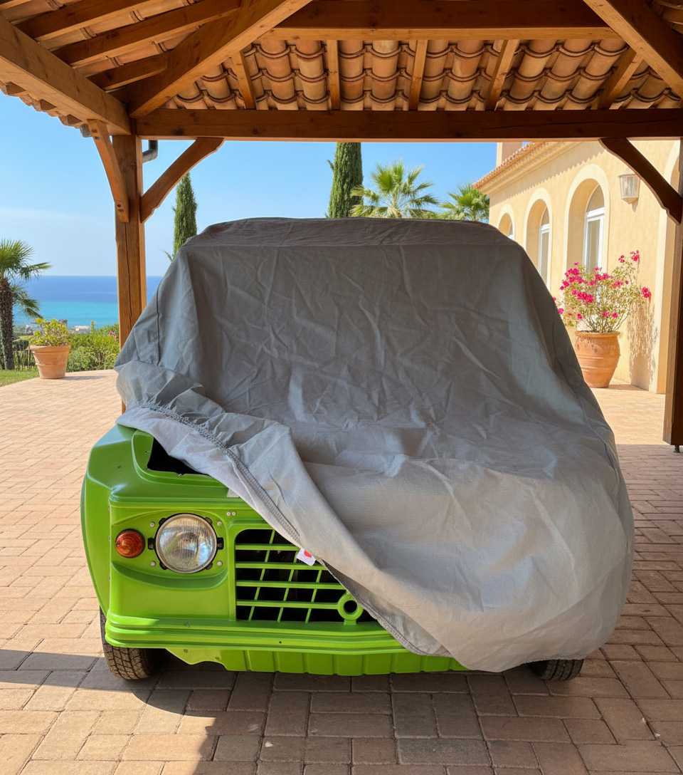 photo de housse impermeable pour mehari