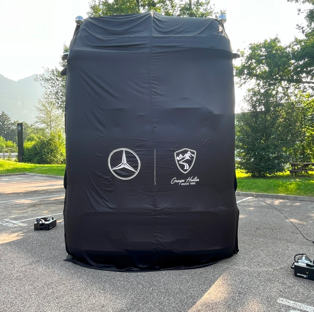 drap reveal camion