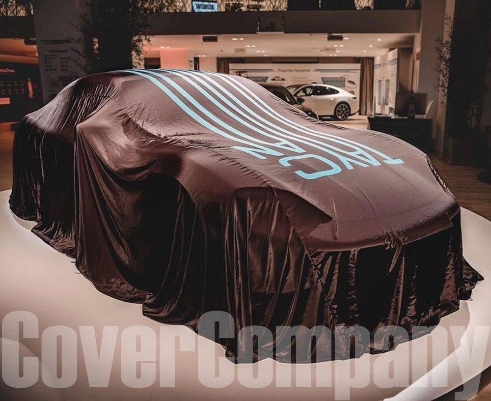 drap reveal porsche taycan