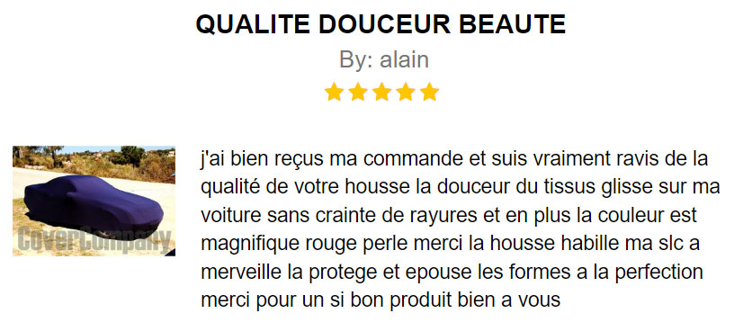 Housse sur mesure BMW