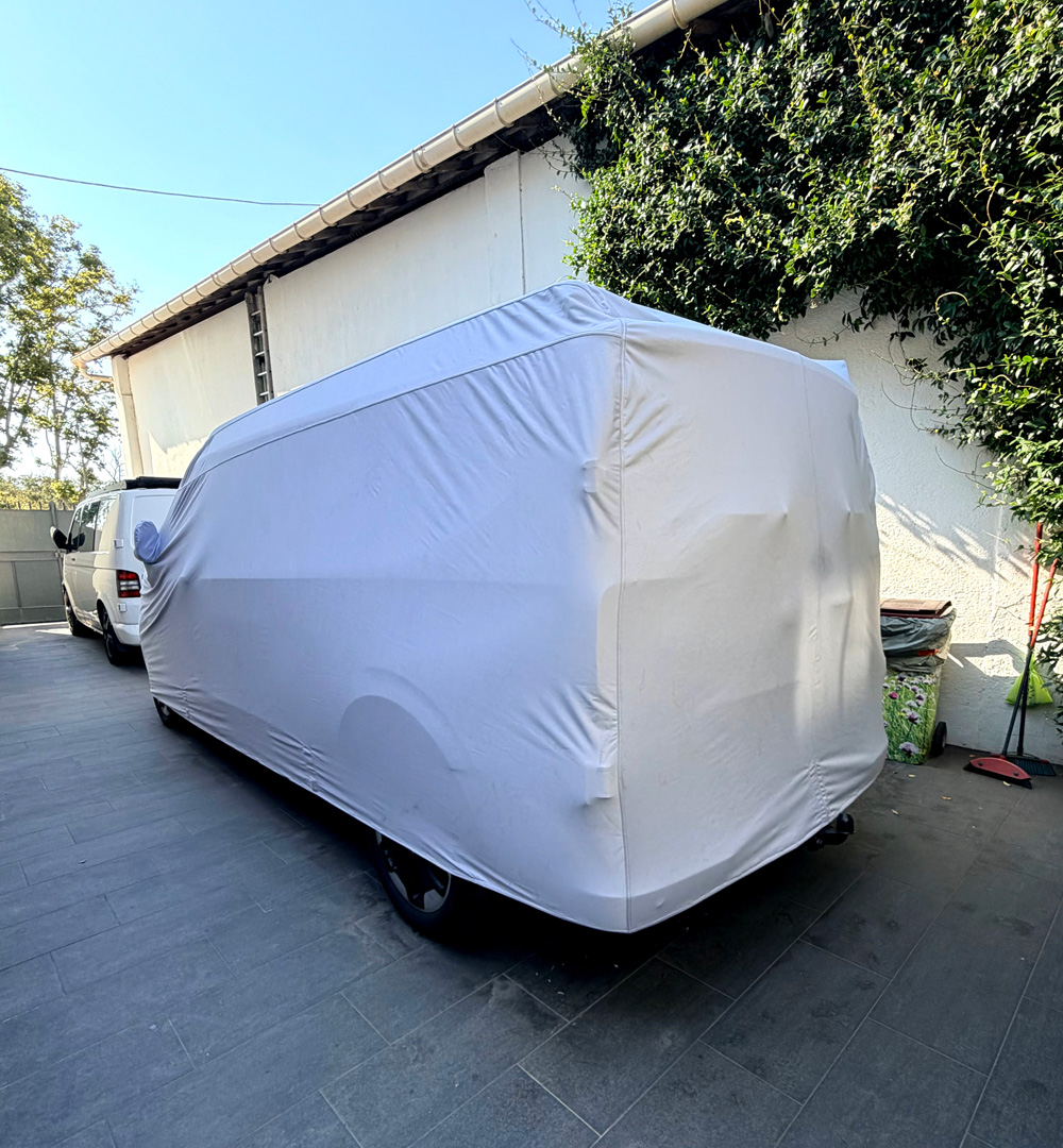 bache sur mesure grise pour volkswagen t7